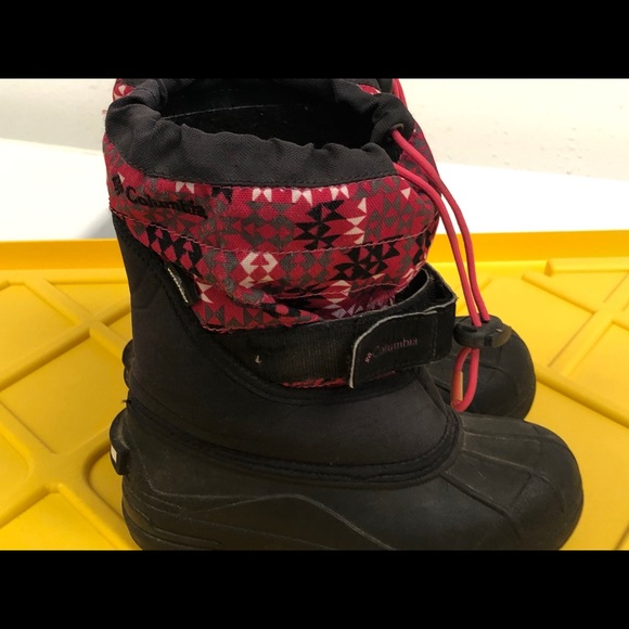 Columbia Girl’s Black/Pink Snow Boots Size 13 - Picture 5 of 10